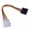 Cable De Poder Sata para Disco Duro, Adaptador, Fuente