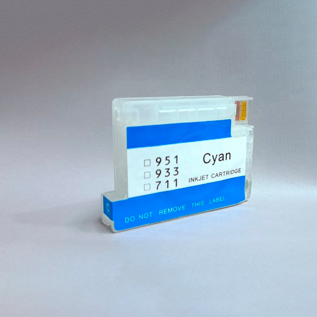 Cartucho Para sistema con chip HP CZ130AL  711 Cyan  29ml T520 T120 T530 T130