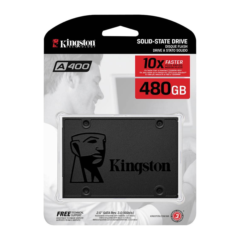 Disco SSD KINGSTON 480Gb 2.5", Sata, Interno