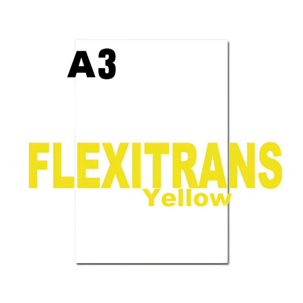 Hoja de Papel Transfer Flexitrans A3, para Impresion Laser