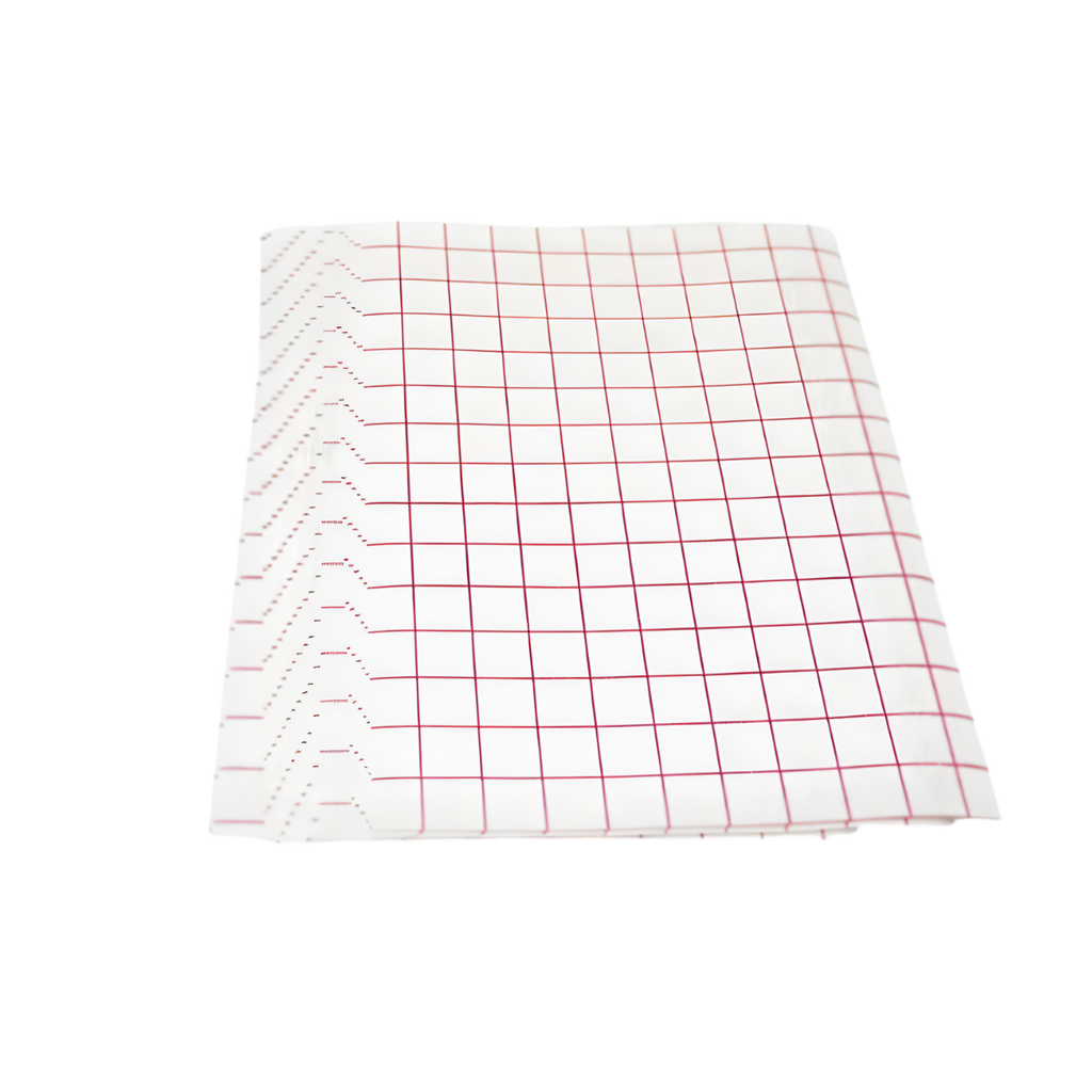 Hoja de Papel transfer inkjet A3 Colores Claros Cuadricula roja