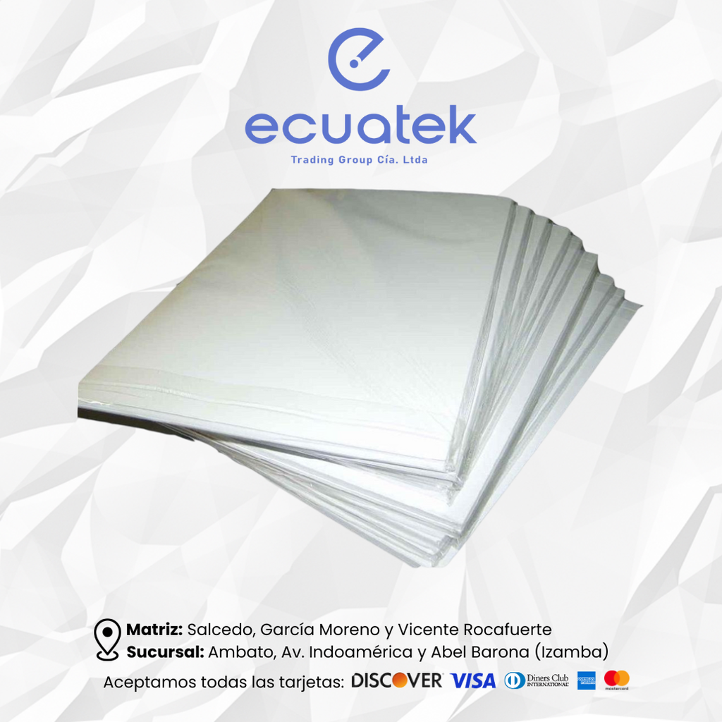 Papel de Sublimacion Secado lento 100 Gr A3/100 Hojas