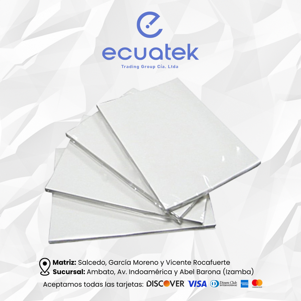 Papel de Sublimacion secado lento 100 Gr A4/100 Hojas