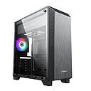 Case Gamer Gamemax- Nova N5, ATX, Cubierta Metalica, Audio HD, Usb 3.0 y 2.0, Ventilador ARGB,  Panel frontal  Plastica; Nuevo, color negro