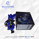 Fuente de Poder SPEEDMIND 800W reales 40A Conector Sata/Ide PCI-E Tipo Gamer