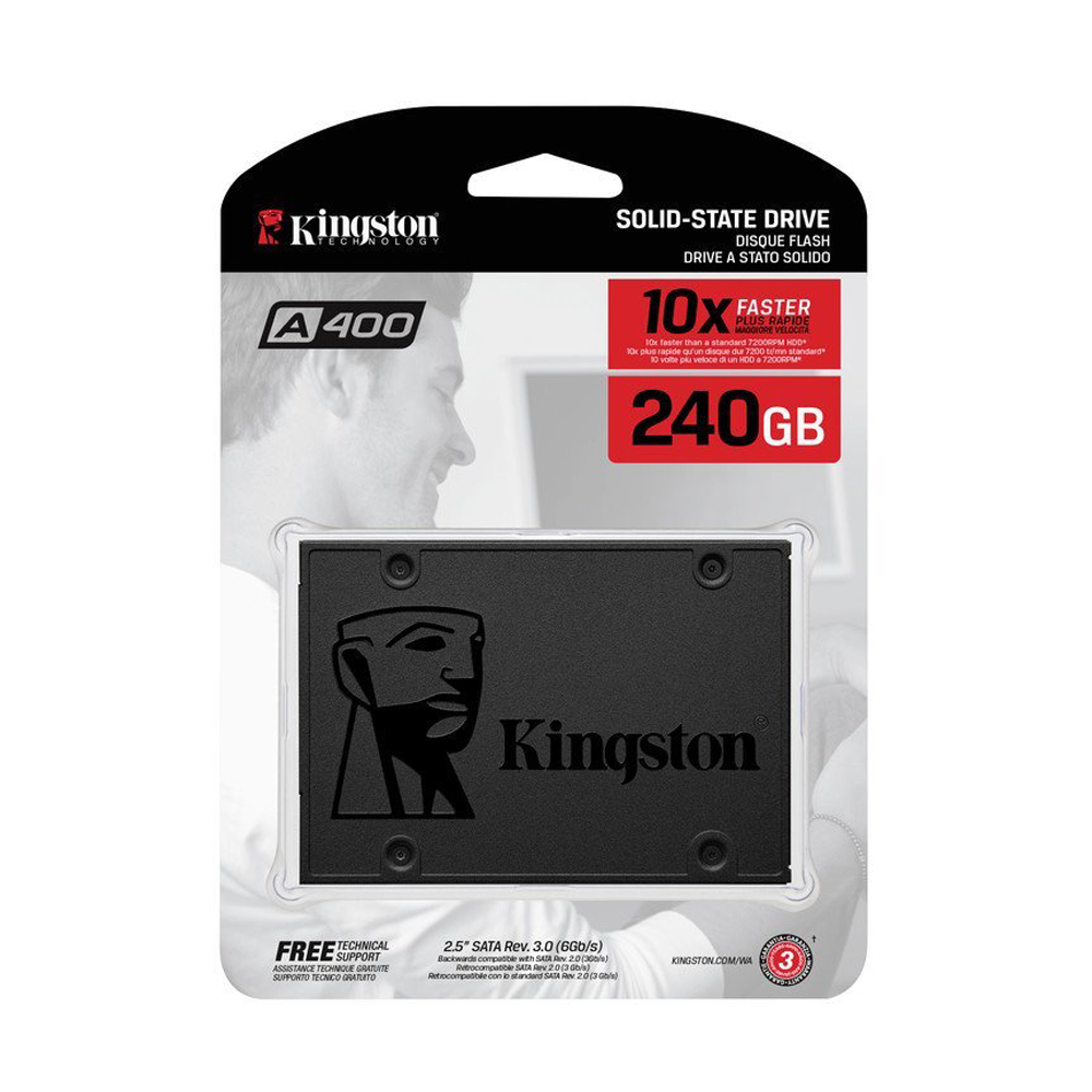 Disco SSD KINGSTON 240Gb 2.5", Sata, Interno