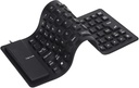 Teclado Flexible Delgado a Prueba de Agua y Polvo, Español, Usb 2.0, Negro
