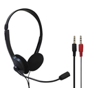 Audifono con Microfono Stereo MEBOLE PC 900, Control de Volumen, Plug Stereo 3.5mm, ideal para videoconferencia