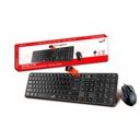 Combo Teclado + Mouse Genius Slimstart C126, Multimedia, Usb, Alambrico,  Black