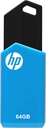 Flash HP V150W 64Gb, Usb, Color Azul, original
