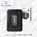 Capsula-Enclosure, Adata ED600 U31 BK, 2.5inch, Resistente Caidas Agua Polvo, Sata , Usb 3.0, Negro