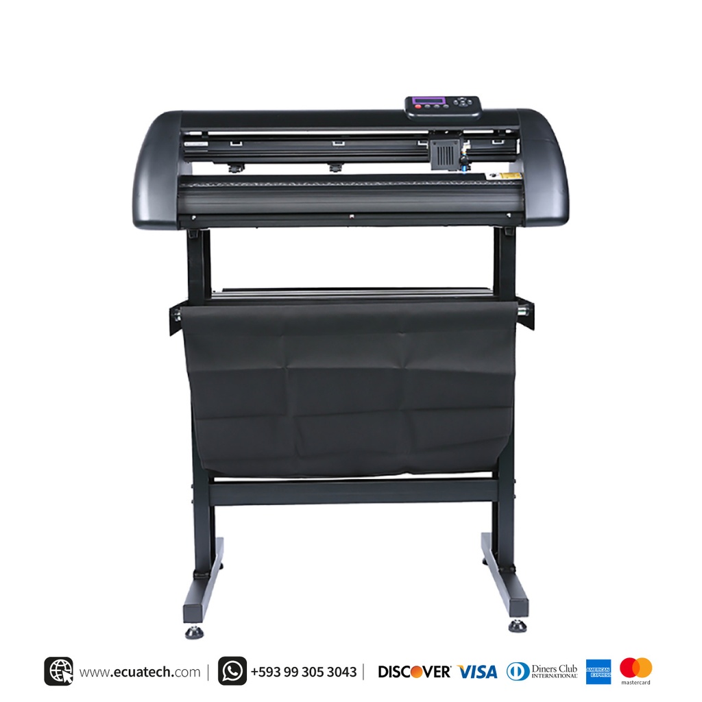 Plotter de Corte Sublime GC721ABJ: 72cm de ancho, 61cm de corte, Velocidad maxima de corte 800mm/s, Fuerza de corte 10 hasta 500g, materiales hasta 1 mm de grosor, puertos COM, USB, + U-Disk, Laser para contornos automatico, Incluye licencia Anycut