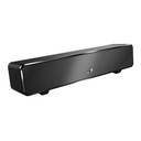 Parlante Genius Sound bar 100, Usb, 6w, 1.5, Alambrico Negro