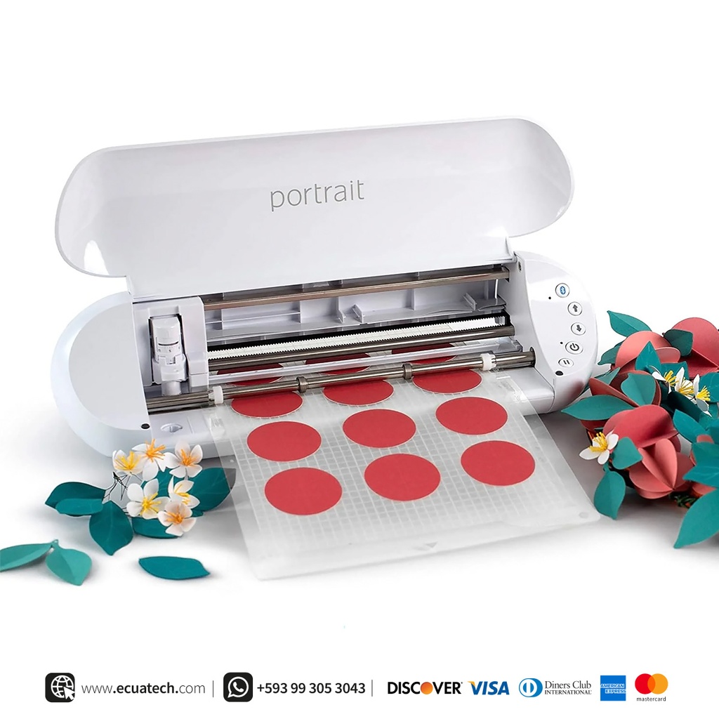 Plotter de corte Silhouette Portrait 3, de 8 ",  Bluetooth, White, Nuevo, Original