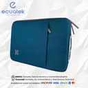 Estuche / Forro protector  Klip Xtreme SquarePro KNS420 Blue 15.6", para portátil, incluye Asas e interior acolchado
