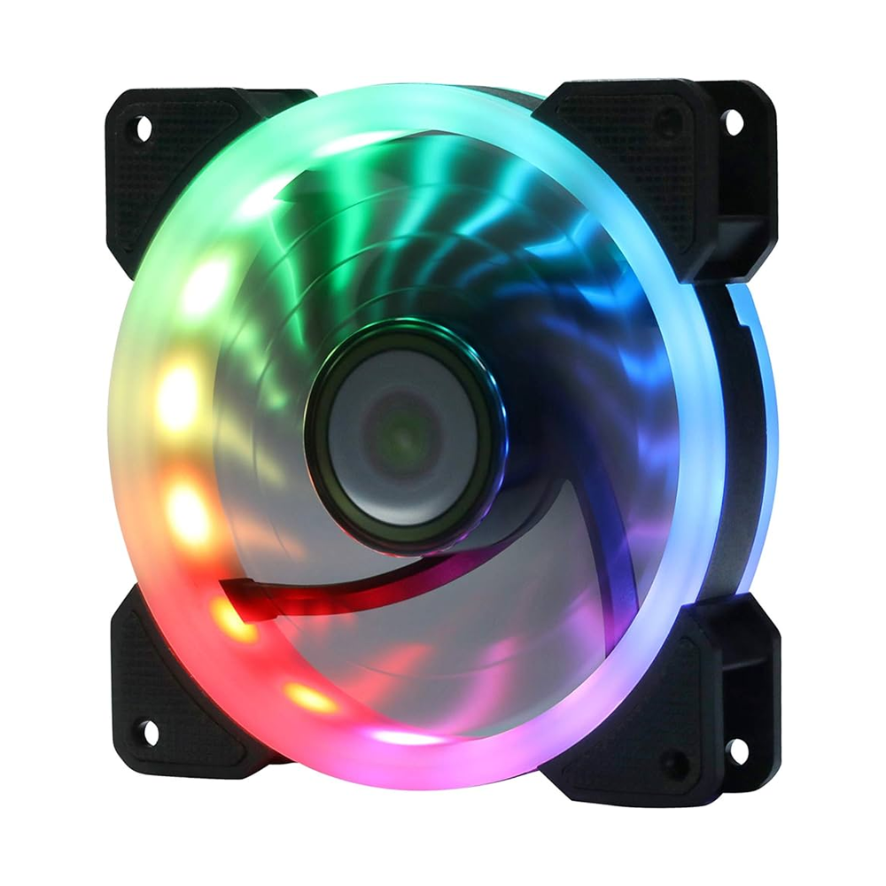 Ventilador de PC, Rainbown ARGB arcoiris, fan 120*120*25CM, 12V, Pc Gamer  conector molex