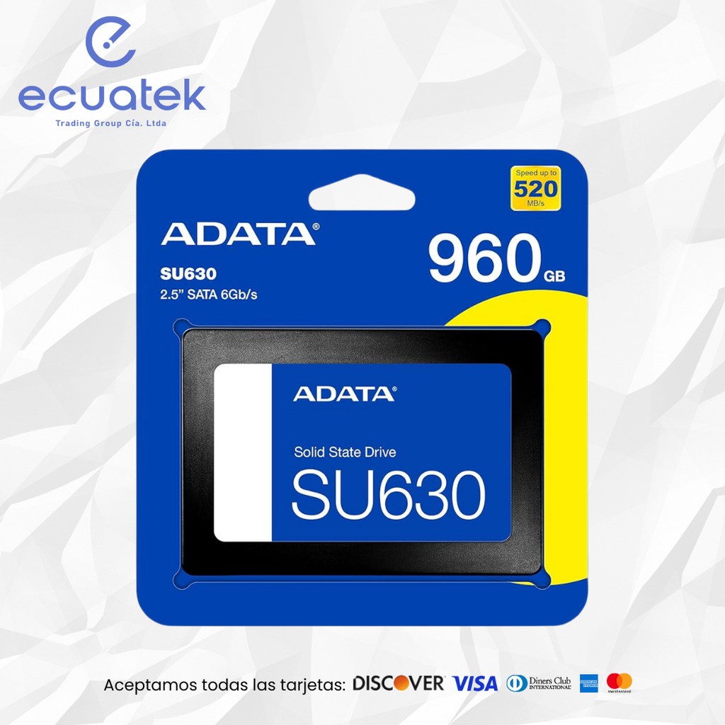 Disco Adata SSD 960 Gb 2.5, 3D NAND SATA, Interno