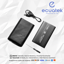 Capsula- Enclosure Disco Duro Externo  2.5inch, Usb 3.0, Negro