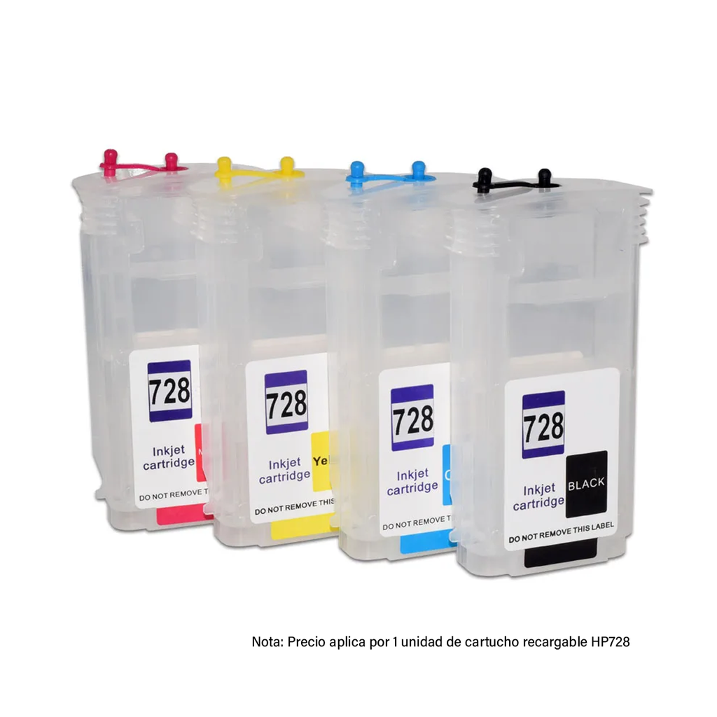 Cartucho HP 728 Magenta 300ml sin Chip para HP DesignJet T730 T830
