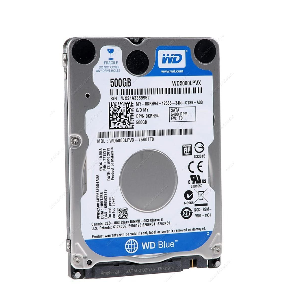 Disco Duro Western Digital   Blue 2.5" 500Gb, Interno