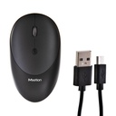 Mouse Inalambrico Meetion R600, 1600 dpi autoajustable, Recargable, Usb, color negro
