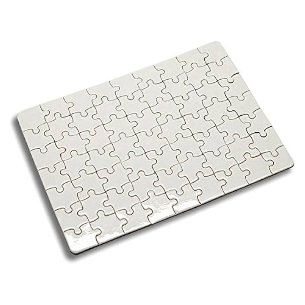 Rompecabezas Rectangular 19x26cm, 40 piezas, para Sublimacion