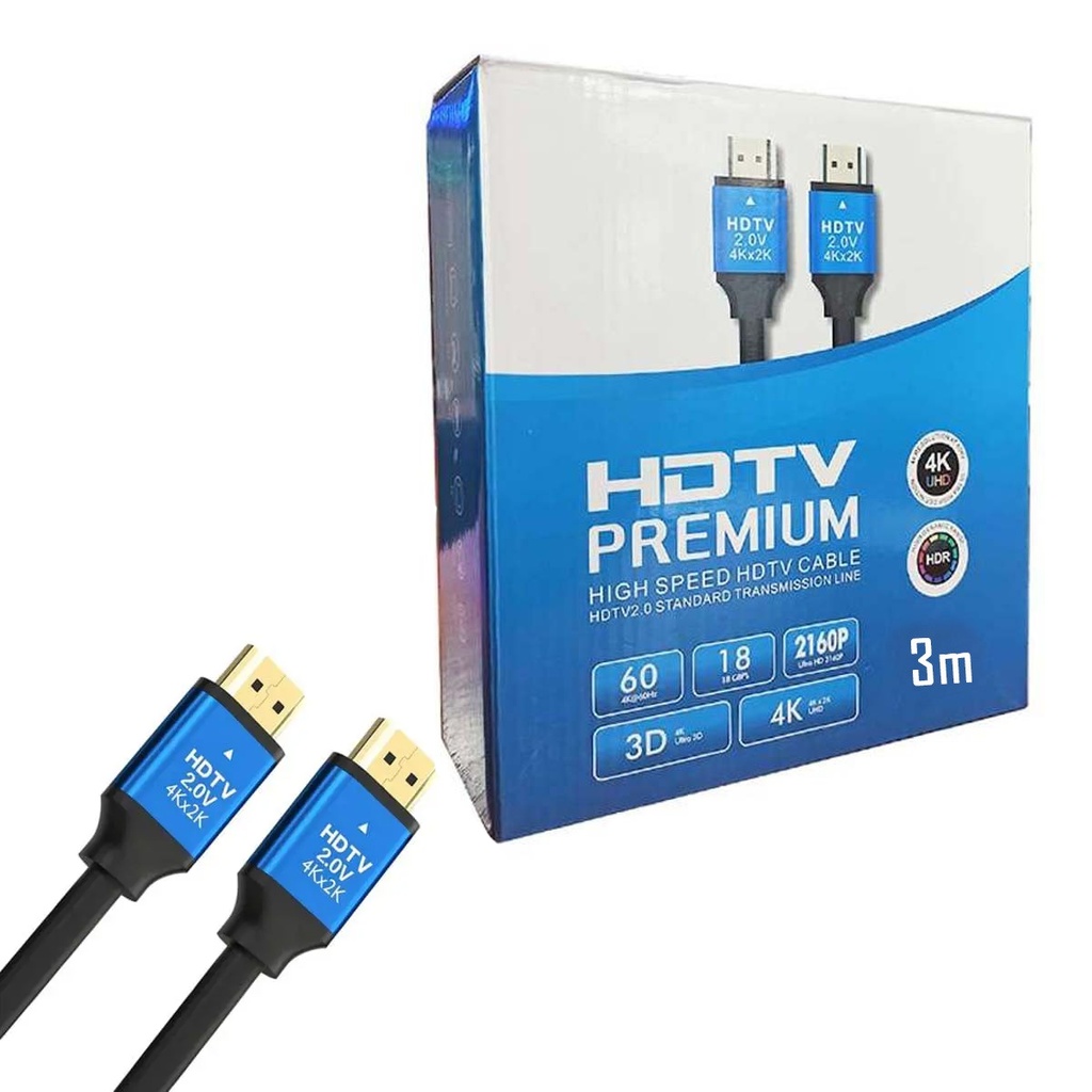Cable HDMI a HDMI, 3 Metros , Audio, Video, High Speed