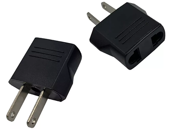 Adaptador de enchufe Redondo a Plano