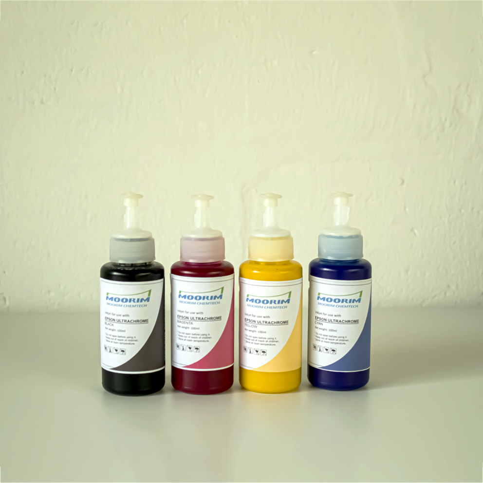 Kit CMYK 100ml Tinta Moorim Epson UltraChrome
