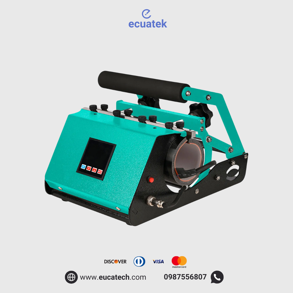 Termofijadora-Sublimadora para tomatodo, 30oz, 110v, panel digital, 250 °C, 500W