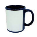 Jarro para Sublimacion 11oz de colores con parche, AAA, Importado