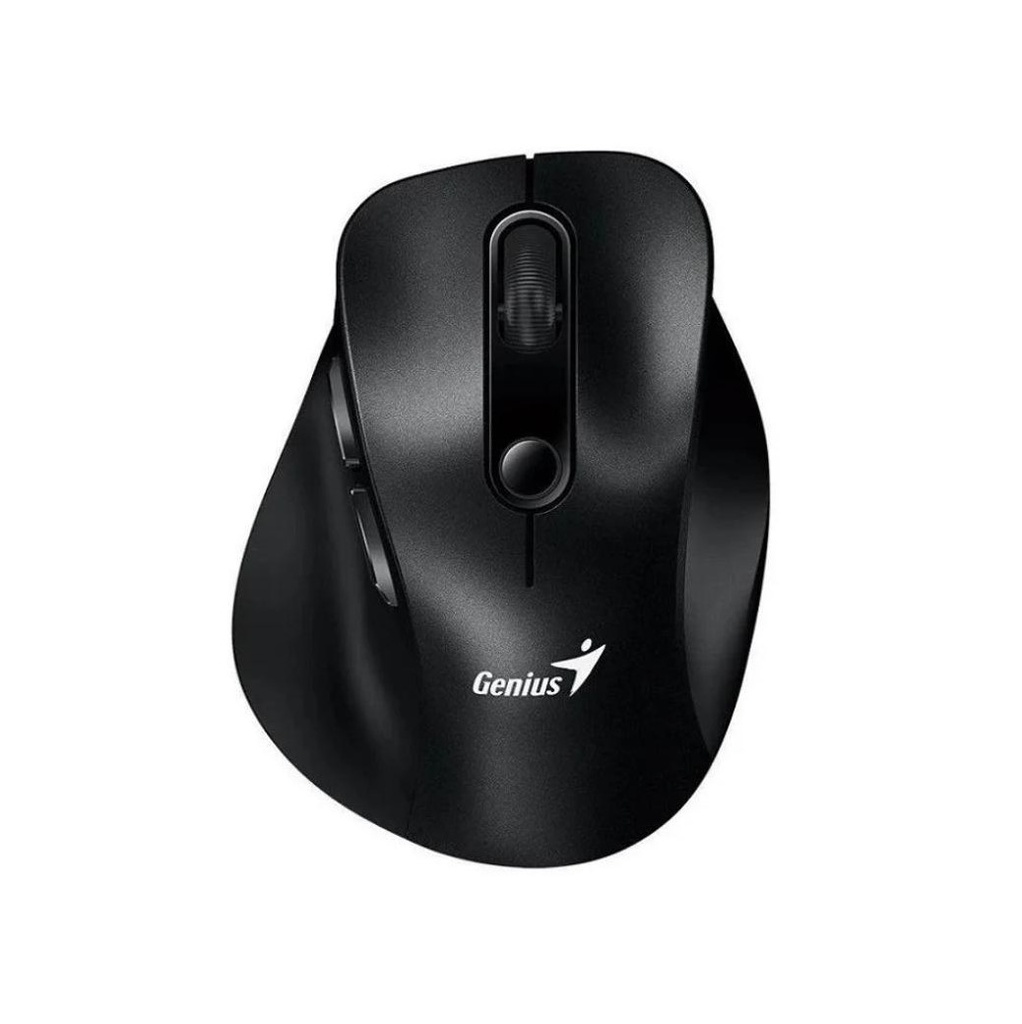 Mouse Genius Ergo Silent 9000S Wireless Bluetooth, mantiene muñeca,  Black