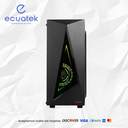 Case Pc Gamer Marvo CA-119BK, Cubierta Metalica, Panel lateral plastico, Frontal metalico, Usb 3.0, 2Usb 2.0, Black
