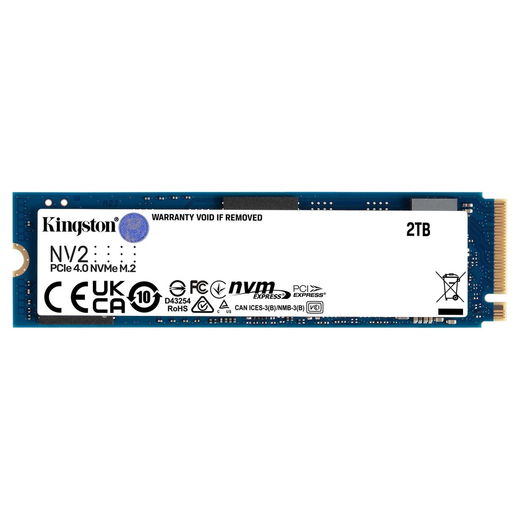 Disco Solido KINGSTON 2Tb NV2 M.2 2280 NVMe SSD PCIe 4.0, Azul