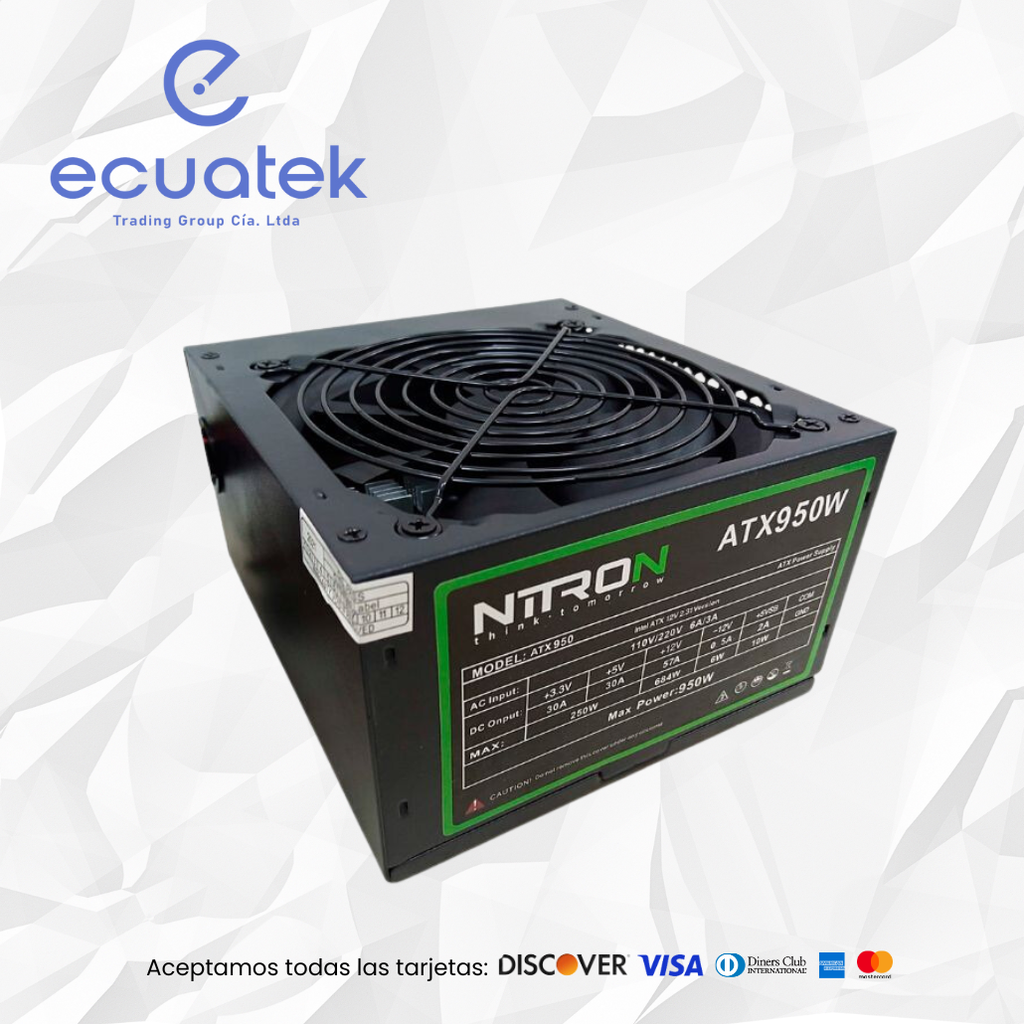 Fuente de Poder Nitron 950W, ATX