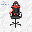 Silla Ergonómica Gamer Negro-Rojo