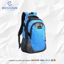 MOCHILA CHANSIN PARA LAPTOP 15.6” VARIOS COMPARTIMENTOS COLOR CELESTE