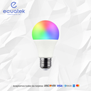Foco Smart WIFI 015B 9W Multicolor RGB 2700K- 6500K  / Programación de horarios / Intensidad regulable / Control por APP