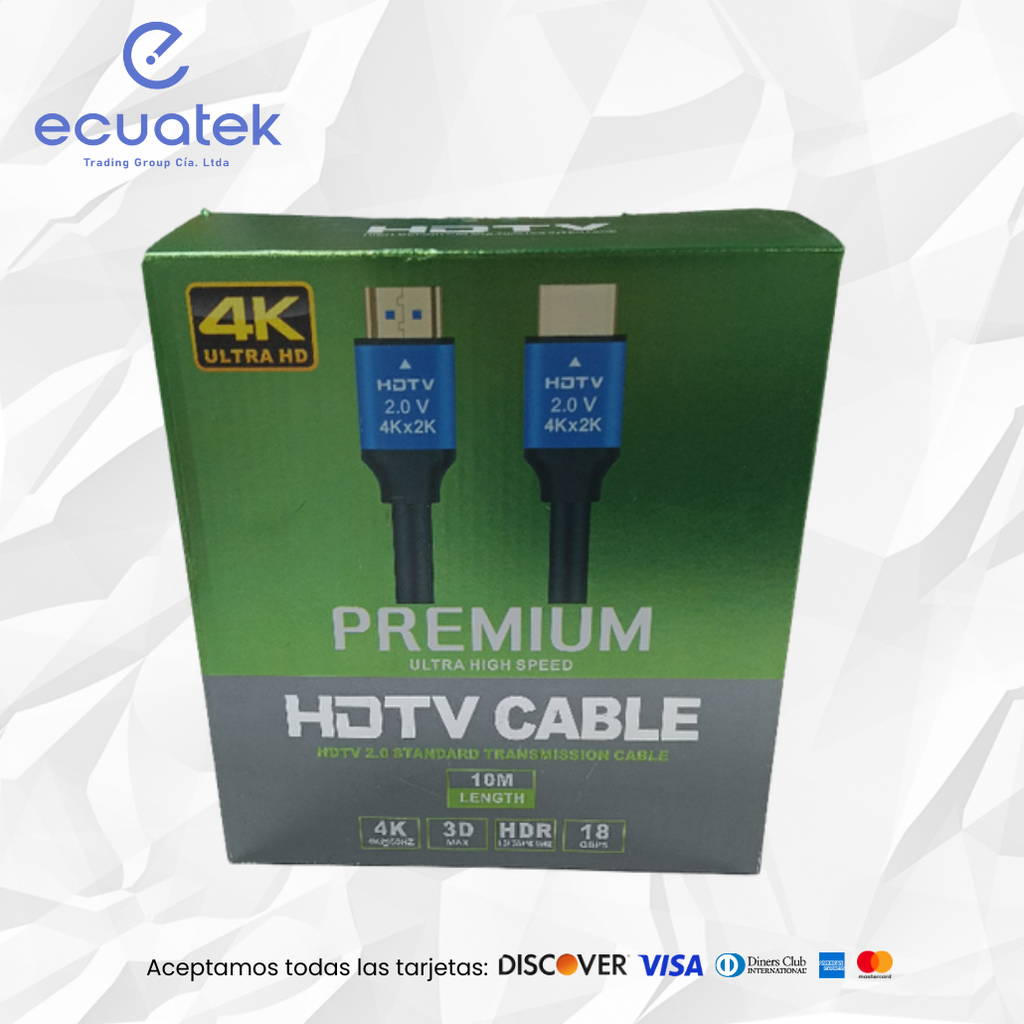 Cable HDMI A HDMI 10M,  4K,  Ultra High Speed