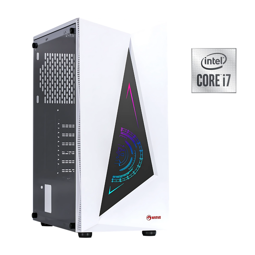 CPU i7-10700, 16Gb Ram, 512SSD + 500HDD, Windows 11, Gratis Teclado y Parlantes SlimStart 126