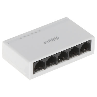 Switch Dahua 5 Puertos 10/100/1000 - PLUG AND PLAY