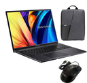 Laptop Asus Vivobook 16” WUXGA i7-12700H 16GB Ram 512G M.2 NVME Tecl. español + numerico, BLACK X1605ZA-MB915 Gratis MOCHILA + MOUSE ASUS