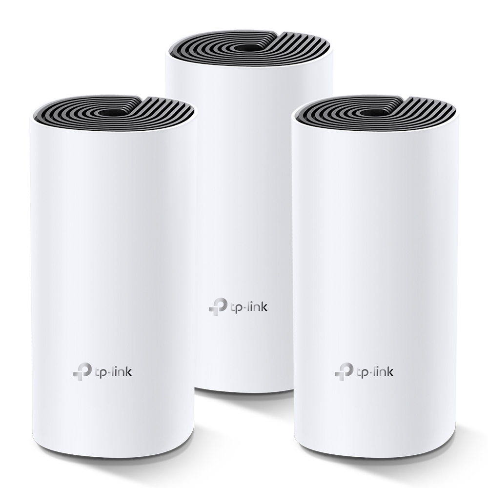 Router TP-LINK DECO M4 3-PACK Sistema Wifi de Malla AC1200 MU-MIMO 2 PTOS. GE  Control Parental
