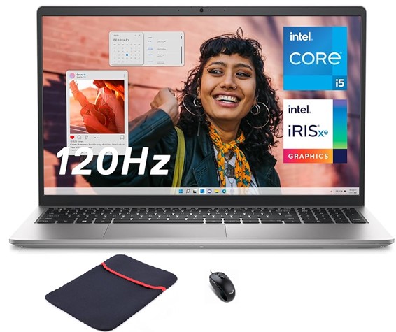 LAPTOP DELL INSPIRON  3530  i5 13VA GEN 16GB RAM,  512 SSD, 15.6" FHD, Windows 11,  GRATIS ESTUCHE+MOUSE