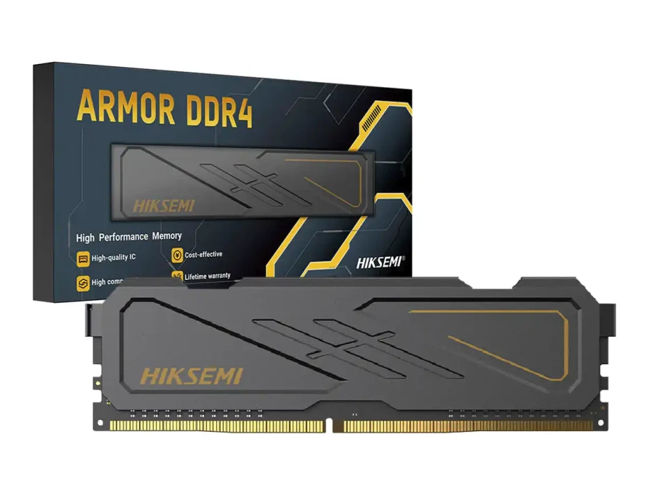 MEMORIA RAM 16GB DDR4 3200MHz HIKSEMI ARMOR BLACK,  DIMM 288Pin 