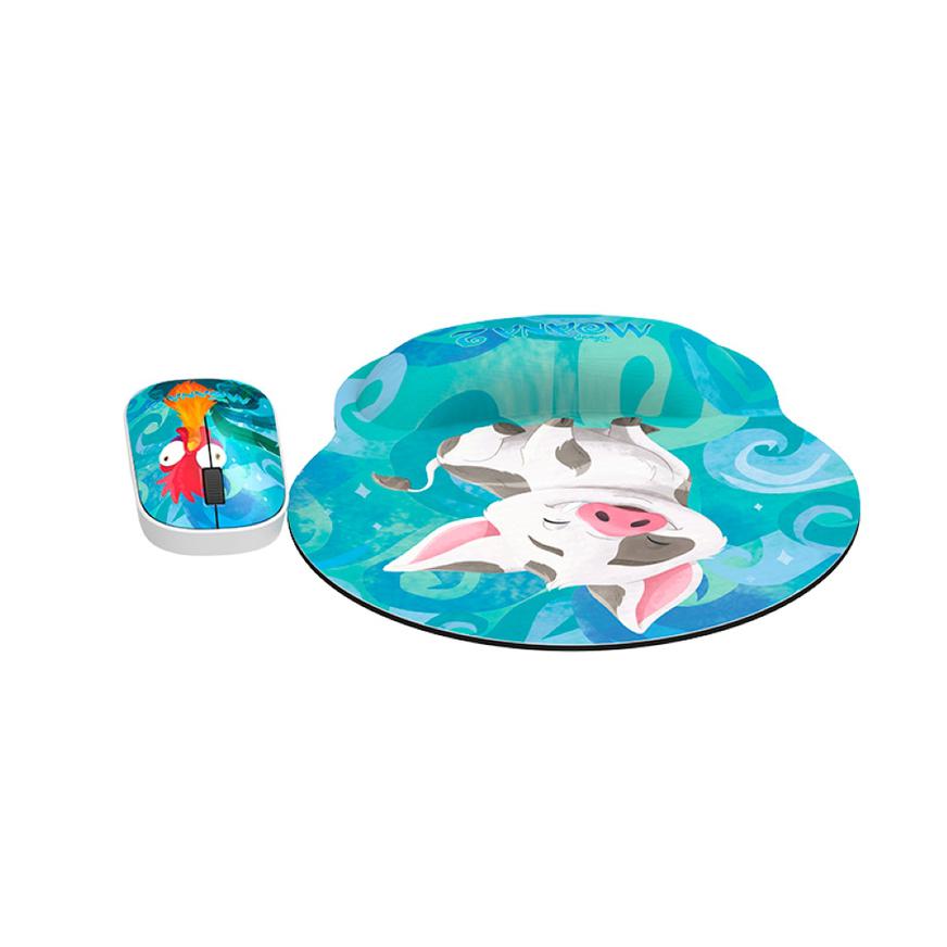 Kit Mouse +Pad mouse Xtech Inalámbrico Moana, USB
