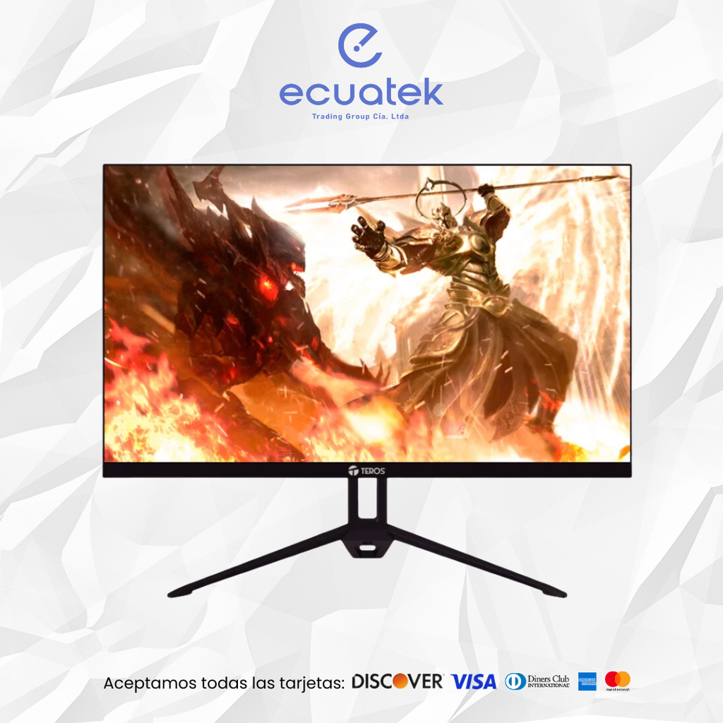 MONITOR TEROS TE-2713S 27 PULG 1920X1080 120HZ 1MS / IPS / PLANO / DP / HDMI
