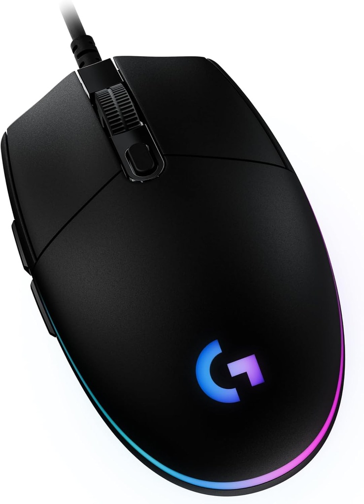 MOUSE LOGITECH ALAMBRICO GAMER G203 LIGHTSYNC RGB USB NEGRO
