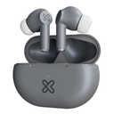 AUDIFONO + MICROFONO KLIP XTREME IN EAR BLUETOOTH - TACTIL- GRIS (KTE-015BK)