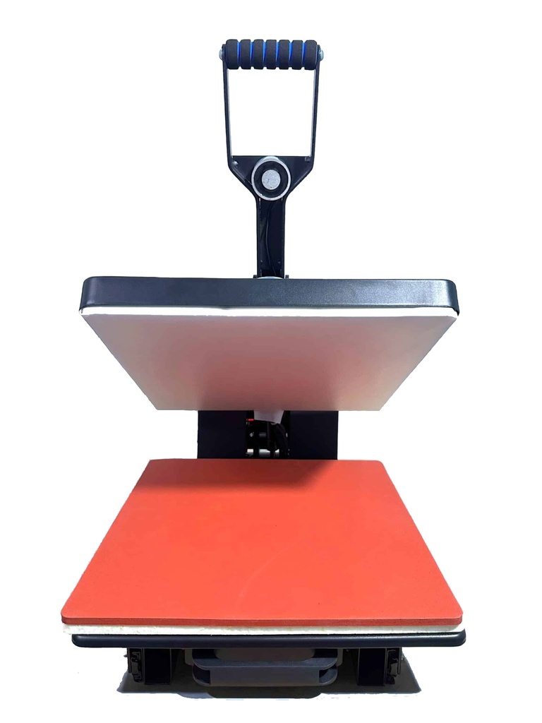Plancha Sublimadora - Estampadora -Termofijadora 38X38cm apertura automática, bandeja deslizable, 110V